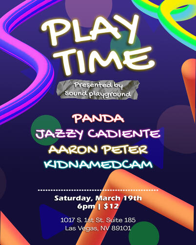 PlayTime Vol.1 Event Flyer