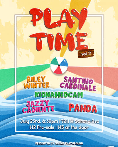 PlayTime Vol.2 Event Flyer ver.1